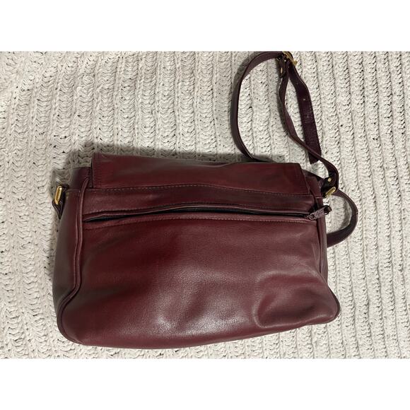 VTG Etienne Aigner Crossbody Shoulder Saddle Bag Purse Leather Red - Picture 7 of 13